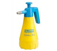 GLORIA Spruzzatore a Pressione Hobby 100 | 1L Pompa Giardino e Balcone | Nebulizzatore 1L a 3 bar | Spruzzino a precompressione con valvola | Ugello in ottone | Flacone robusto per cura piante