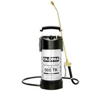 GLORIA Spruzzatore ad Elevate Prestazioni 505TK Profiline | 5L Acciaio INOX | Raccordo compressore integrato (pressione automatica) | Cuve INOX 6 bar e giunti FKM | Antiolio | Cantieri e artigianato