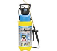 GLORIA Nebulizzatore a pressione AutoPump Set, Nebulizzatore per giardino, 5 L di liquido contenuto, Con funzionamento a batteria, Nessun pompaggio, Pressurizzazione automatica| Getto costante