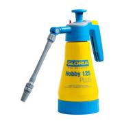 GLORIA Spruzzatore Hobby 125 PLUS | Pompa 1,25L per Acido Acetico e Diserbo | Nebulizzatore 1,25L resistente agli acidi | Guarnizioni EPDM | Ugello girevole | Per acido acetico 10% e diserbo naturale