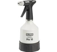 GLORIA Spruzzatore Manuale PRO 10 | 1 L Professionale per l'Industria | Pompa doppia azione (1 pompa=2 getti) | Guarnizioni FKM antiolio | Ugello ottone anti solventi | Officina e veicoli