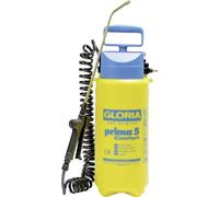GLORIA Spruzzatore prima 5 Comfort | Pompa 5L con Tubo Spirale 2,5m | Nebulizzatore con Attacco per Compressore | 3 bar | Tracolla comfort ergonomica | Per Protezione Piante e Diserbo Pressione