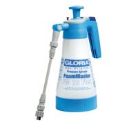 GLORIA Spruzzatore Schiumogeno FoamMaster FM 10 FLEX | Lancia orientabile | 1L con ugello piatto 80° con lancia flessibile | Guarnizioni FKM | Ideale per auto, cerchioni, terrazze e mobili da giardino