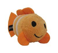 Gloria Stuffed Dog Taglia 11 cm - Teddy Oleg - Toy Dog - Peluche con Suono - texture morbida - Altamente resistente - Ideale per cuccioli/Cani - Arancione