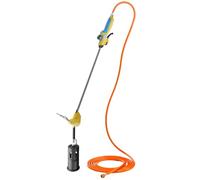 GLORIA Thermoflamm Professional E+ Turbo Set | Diserbante per Grandi Aree | Ugello Turbo 1.200 °C | Comandi sul manico | Tubo 5m incluso | Nota: richiede adattatore e regolatore per Italia