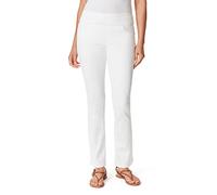 Gloria Vanderbilt Amanda Pull on High Rise Jean Plus Jeans, Vintage Bianco, 56 Corto Donna
