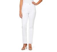 Gloria Vanderbilt Amanda Taper Jeans da Donna Bianco Vintage 44 Corto
