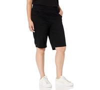 Gloria Vanderbilt Bermuda da donna Petite Amanda Pull on, nero, 46