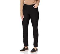 Gloria Vanderbilt Women's Haven Straight Trouser Pant, Black, 16 Short