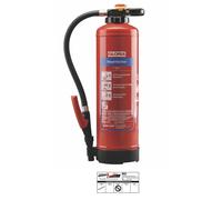 Gloria WH6 Per 6l Acqua Estintore Wasserlöscher Incl. Supporto E Placca