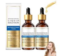GloriaMD Siero GloraMD Face Lift Serum, olio di essenza siero anti-invecchiamento con peptidi e collagene, umidità e tonificante, riduce le linee sottili, per tutti i tipi di pelle (2 pezzi)