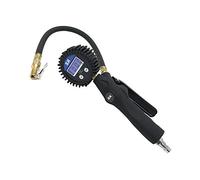 Gloriashoponline MANOMETRO MISURA PRESSIONE GOMME DIGITALE PISTOLA GONFIAGGIO PNEUMATICI AUTO