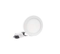 Gloriashoponline PLAFONIERA TONDA 6 12 18 24 W LAMPADA PANNELLO LED LUCE BIANCA CALDA NATURALE (Luce calda 3000K, 6.0 Watt)