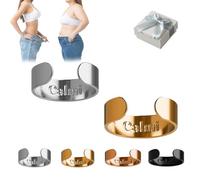 Glorihoby Calmi Ring - Adjustable Calmi Ring Women Magnetic Rings for Anxiety Reduction, Better Sleep, Improves Overall Wellness (B 2Pcs)