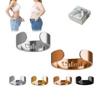 Glorihoby Calmi Ring - Adjustable Calmi Ring Women Magnetic Rings for Anxiety Reduction, Better Sleep, Improves Overall Wellness (C 2Pcs)