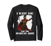 Gloriosi Guerrieri di Sparta Re Leonida T 300 Guerrieri Maglia a Manica