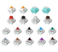 Glorious Gaming 18 Switch Sample Pack per tastiera - 36 Gateron | 8 Kailh | 4 switch Glorious, 4 tipi di smorzatori O-Ring (20 O-Ring in totale), adatti a tutte le tastiere di tipo GMMK / MX