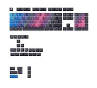 Glorious Gaming - Afterparty GPBT Gradient Keycaps, set da 135 tasti in PBT, compatibili con MX, layout QWERTY nordico ISO, per tastiere meccaniche 60%, 65%, 75%, TKL, 100%, Windows e macOS