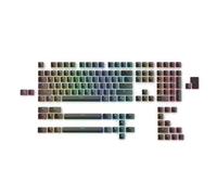 Glorious Gaming 145 Aura Keycaps V2 - Tasti PBT pudding, font e lati trasparenti per RGB, materiale PBT per durabilità maggiore e acustica profonda, adatti alle basi MX, layout americano - Nero