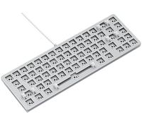 GLORIOUS Gaming GMMK 2 Compact 65% Barebones (solo struttura) - Struttura per tastiera da gaming meccanica, TKL compatta (65%), alluminio, personalizzabile, RGB - Layout americano/ANSI - Bianco