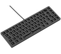 Glorious Gaming GMMK 2 Compact 65% Barebones (solo struttura) - Struttura per tastiera da gaming meccanica, TKL compatta (65%), alluminio, personalizzabile, RGB, layout internazionale / ISO - Nero