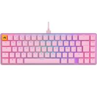 Glorious Gaming GMMK 2 Compact (65%) - tastiera gaming mecc., TKL compatta 65%, alluminio, personalizzab., tasti doppia iniezione, Fox Switches, RGB per ogni tasto, layout QWERTY spagnolo - Rosa