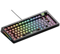 GLORIOUS Gaming GMMK 3 Barebones: tangentbordssats med vred, 75% mekaniskt tangentbord, modulärt packningssystem, utbytbara MX 5-stift, ljuddämpande skum, aluminiumplatta, ISO/EU - Svart