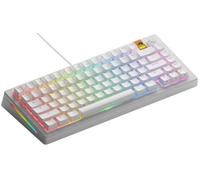 GLORIOUS Gaming GMMK 3 HE med dynamiska avtryckare, Hall Effect, 8K uppdateringsfrekvens, MX- och magnetbrytare, 75% TKL, modulärt packningssystem, doubleshot PBT-tangenter, USA QWERTY - Vit