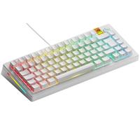 Glorious Gaming GMMK 3 HE tastiera Rapid Trigger, Hall Effect, polling 8K, switch magnetici e meccanici MX, tastiera 75% hot swap, guarnizioni modulari, Doubleshot Keycap PBT, AZERTY francese - Bianco
