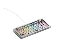 Glorious Gaming GMMK 3 PRO Barebones kit tastiera personalizzabile, guarnizioni e scocca in alluminio modulari, 75% hot swap, schiuma smorzante, piastra switch alluminio, ANSI/USA - Argento