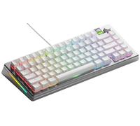 Glorious Gaming GMMK 3 PRO: tastiera meccanica personalizzabile, TKL 75%, guarnizioni e scocca alluminio modulari, switch hot swap MX, schiuma smorzante, tasti personalizzati, QWERTY USA - Argento