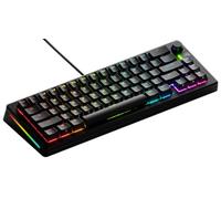 Glorious Gaming GMMK 3 tastiera gaming meccanica personalizzabile, compact 65%, guarnizioni modulari, Doubleshot PBT, piastra switch alluminio, switch hot swap 3 e 5 pin, QWERTY americano - Nero
