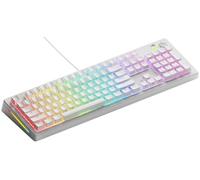 Glorious Gaming GMMK 3 tastiera gaming meccanica personalizzabile, full size 100%, guarnizioni modulari, Doubleshot PBT, piastra switch alluminio, switch hot swap 3 e 5 pin, QWERTY americano - Bianco