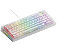 Glorious Gaming GMMK 3 tastiera gaming meccanica personalizzabile, TKL 75%, guarnizioni modulari, Doubleshot PBT, piastra switch alluminio, switch hot swap 3 e 5 pin, QWERTY americano - Bianco