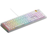 Glorious Gaming GMMK 3 tastiera Rapid Trigger, Hall Effect, polling 8K, switch magnetici e meccanici MX, tastiera 100% hot swap, guarnizioni modulari, Doubleshot Keycaps PBT, QWERTY americano - Bianco