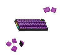 Glorious Gaming - GPBT Basics (lila PBT-tangenter), 8 färger, bleknar inte, för mekaniska tangentbord, passar till 100%,75%,65% och 60%, - Amerikansk QWERTY-layout