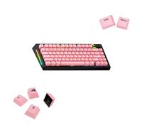 Glorious Gaming - GPBT Basics (rosa PBT-tangenter), 8 färger, bleknar inte, för mekaniska tangentbord, passar till 100%,75%,65% och 60%, - Amerikansk QWERTY-layout