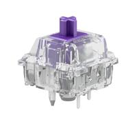 Glorious Gaming Mako Switches (110 pz) switch tattili per giocare e scrivere, design trasparente per illuminazione RGB massima, prelubrificati, per tastiere meccaniche hot swap con socket a 5 pin