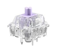 Glorious Gaming Mako Ultralight Switches (110 pz) switch tattili per giocare e scrivere, design trasparente per RGB massima, prelubrificati, per tastiere meccaniche hot swap con socket a 5 pin
