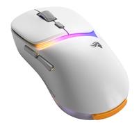 Glorious Gaming - Model D3 Mouse da gaming wireless: batterie sostituibili InfinitePlay, polling da 8k, switch ottici da 130M di clic, ultraleggero (69 g), sensore ottico 30K DPI, RGB - Bianco