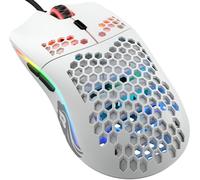 Glorious Gaming Model O- (Piccolo) Mouse da gaming compact wired - Superleggero 58 g, a nido d'ape, RGB, sensore Pixart 3360, ambidestro, Omron Switches - Bianco opaco
