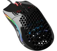 Glorious Gaming Model O- (Piccolo) Mouse da gaming compact wired - Superleggero 58 g, a nido d'ape, RGB, sensore Pixart 3360, ambidestro, Omron Switches - Nero lucido