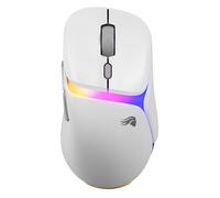 Glorious Gaming - Mouse da gaming senza fili Modello D3: Batteria sostituibile InfinitePlay, Tasso di rapporto 8 kHz, Switch ottici 130M di clic, Ultra leggera 69 g, Sensore ottico 30k DPI, RGB - Bian