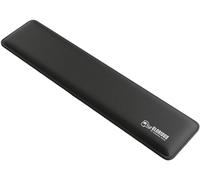 Glorious Gaming Padded Keyboard Wrist Rest (full-size, spessore 17 mm) - Bordi cuciti anti logoramento, superficie liscia, base gomma antiscivolo, compattezza media, 440 x 100 x 17 mm - Nero