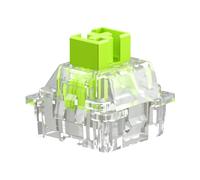 Glorious Gaming Raptor Clicky Switches (36 pz), switch magnetici per tastiere da gaming meccaniche hot swap HE, trasparenti per RGB massina, prelubrificati, click bar premium per suono netto
