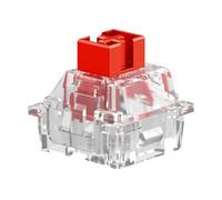 Glorious Gaming switch Fox Hall Effect lineari (36 pz) per tastiere meccaniche gaming, switch gaming rossi silenziosi prelubrificati, switch magnetici per tastiere hot swap HE, retroilluminazione RBG