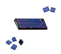 Glorious Gaming - Tasti GPBT Basics (Mana Blue), 8 colori, sublimazione senza scolorimento, per tastiere meccaniche personalizzate 100%,75%,65%,60%, Layout QWERTY nordico