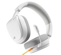 GLORIOUS GHS Eternal - Cuffie stereo gaming per PC, PS5, PS4, Xbox, Switch - Driver angolati personalizzati, microfono rimovibile con audio nitido, 3,5 mm - Resistenti, comfort prolungato - Bianche