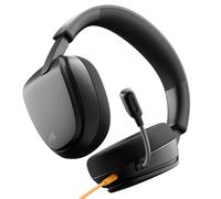 GLORIOUS GHS Eternal - Cuffie stereo gaming per PC, PS5, PS4, Xbox, Switch - Driver angolati personalizzati, microfono rimovibile con audio nitido, 3,5 mm - Resistenti, comfort prolungato - Nere