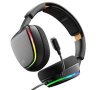 GLORIOUS GHS Eternal RGB - Cuffie stereo gaming RGB per PC, PS5, PS4, Switch - Driver angolati personalizzati, microfono rimovibile con audio nitido, USB-C - Resistenti, comfort prolungato - Nere